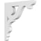 Ekena Millwork Robin Architectural Grade PVC Bracket, 5/8"W X 6"D X 6"H BKTP01X06X06RB - alternate 1